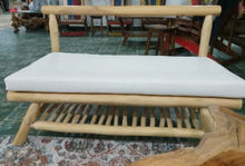 Load image into Gallery viewer, Natural Teak Wood Bench 1