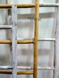 Teak Wood Display Ladder - Short