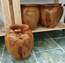 Load image into Gallery viewer, Teak Wood Vase - Large