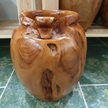 Load image into Gallery viewer, Teak Wood Vase - Large