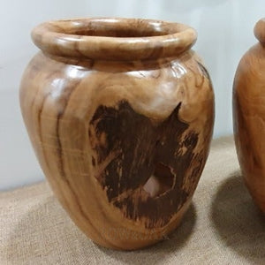 Teak Wood Vase - Medium