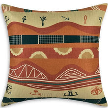 Load image into Gallery viewer, Tribal Heiroglyphics Cushions 21