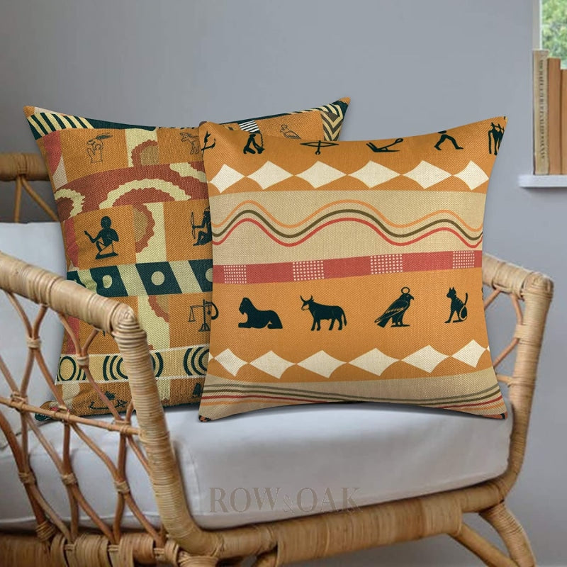 Tribal Heiroglyphics Cushions