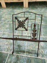 Load image into Gallery viewer, Vintage Iron Book Holder / Display - Row &amp; Oak