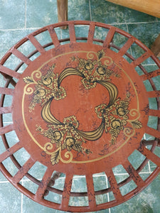 Vintage Metal Side Table