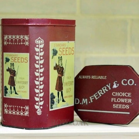 Vintage Standard Seeds Metal Container