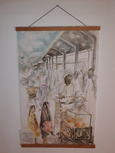 Load image into Gallery viewer, Vintage Watercolor Ward Wa Heil By Kuwaiti Artist