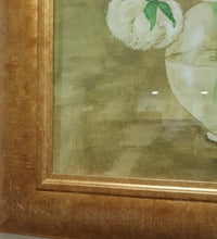 Load image into Gallery viewer, White Peonies In A Golden Frame