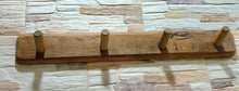 Load image into Gallery viewer, Wooden 4-Peg Hat/Coat Rack