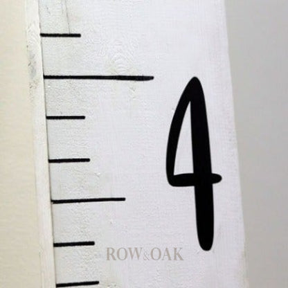 Wooden Growth Ruler - Row & Oak